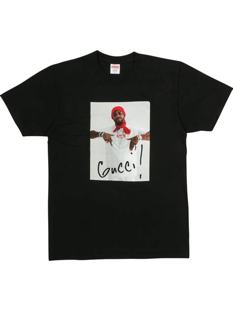 gucci mane supreme shirt replica|Gucci Mane graphic print shirt.